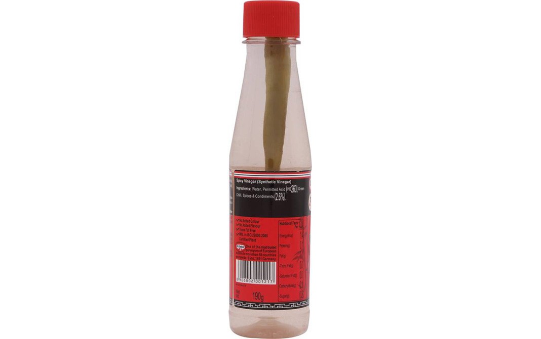 Dr. Oetker Fun foods Spicy Vinegar    Bottle  190 grams